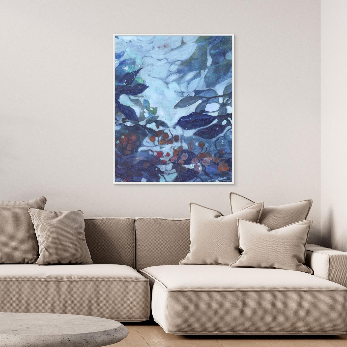 Blue Breeze -Canvas print