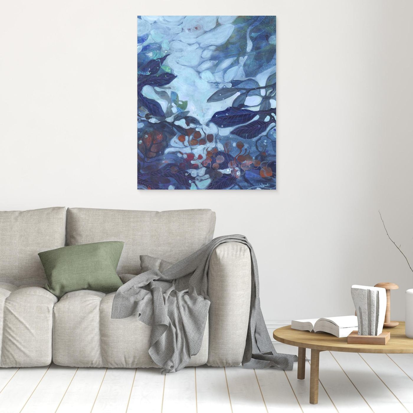 Blue Breeze -Canvas print