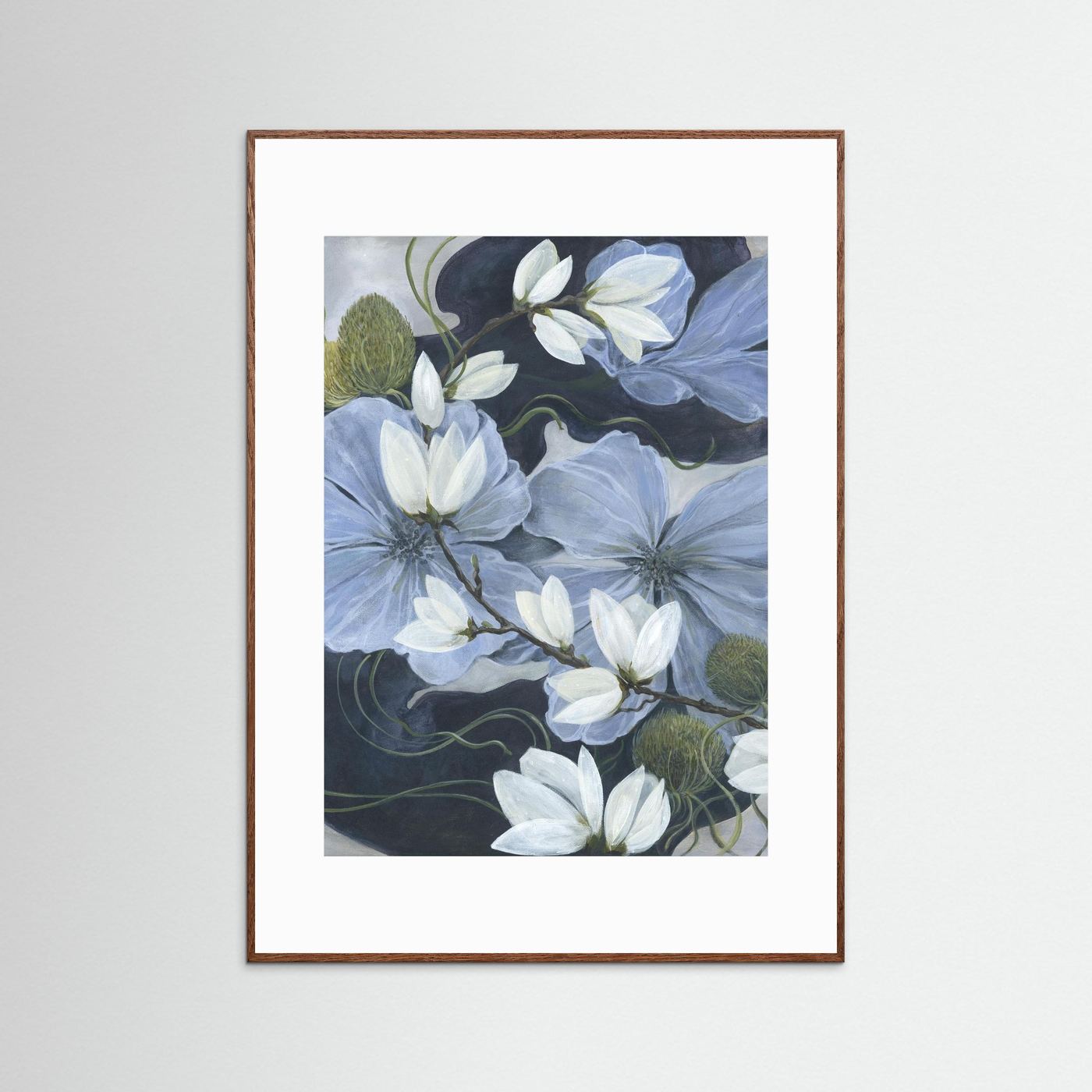 Blue Blossoms -Fine art print