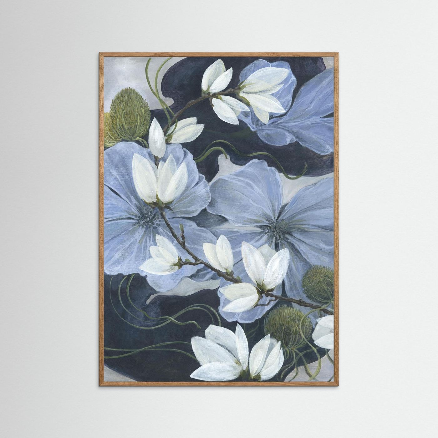 Blue Blossoms -Fine art print