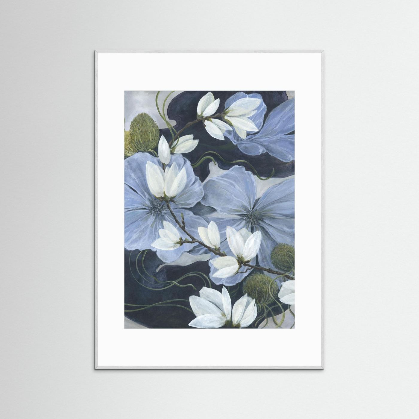 Blue Blossoms -Fine art print