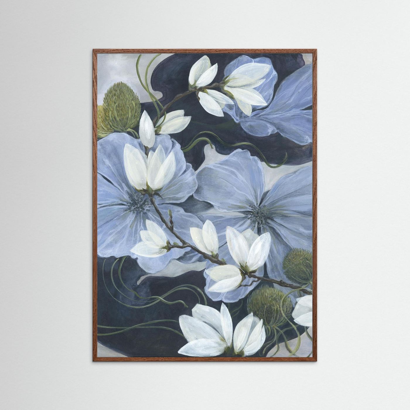 Blue Blossoms -Fine art print